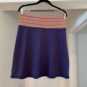 Title Nine Swim Skirt Navy and Orange Sz Medium Summer Cover Up Outdoor Hiking